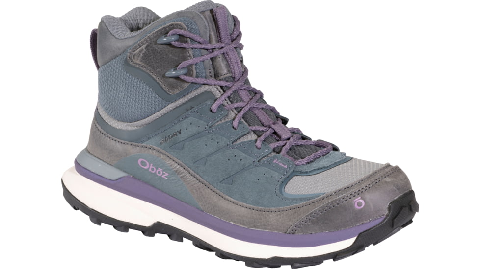 Oboz Hyalite Mid B-DRY Hiking Shoes - Womens, Medium, Slate, 6 US, 78802-150-6-Medium