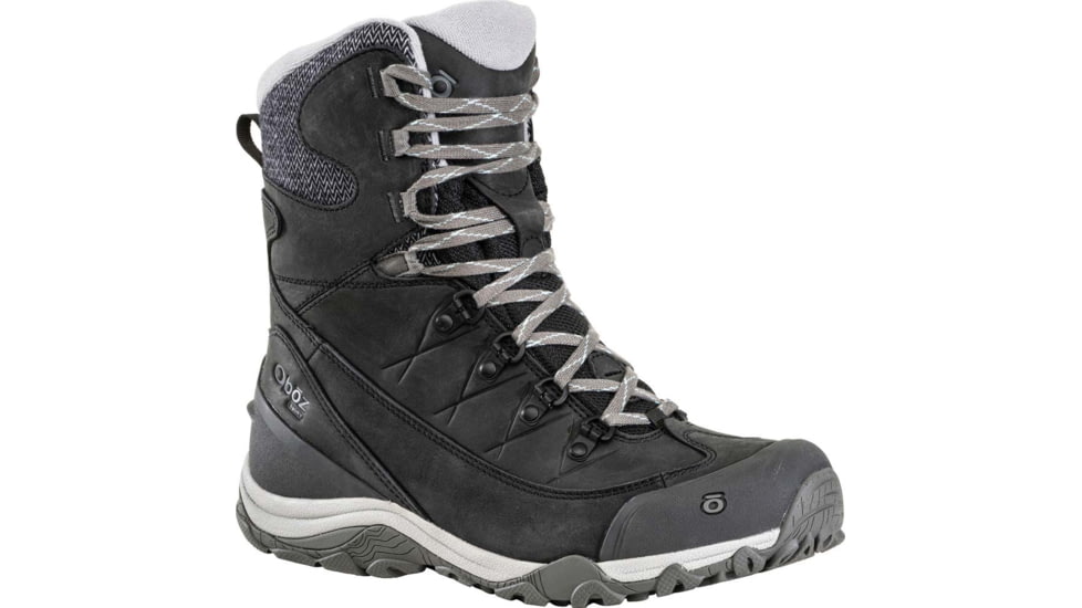 Oboz Ousel Mid Insulated B-Dry Shoes- Womens, Black Sea, 7.5, 81402-Medium-Black Sea-7.5