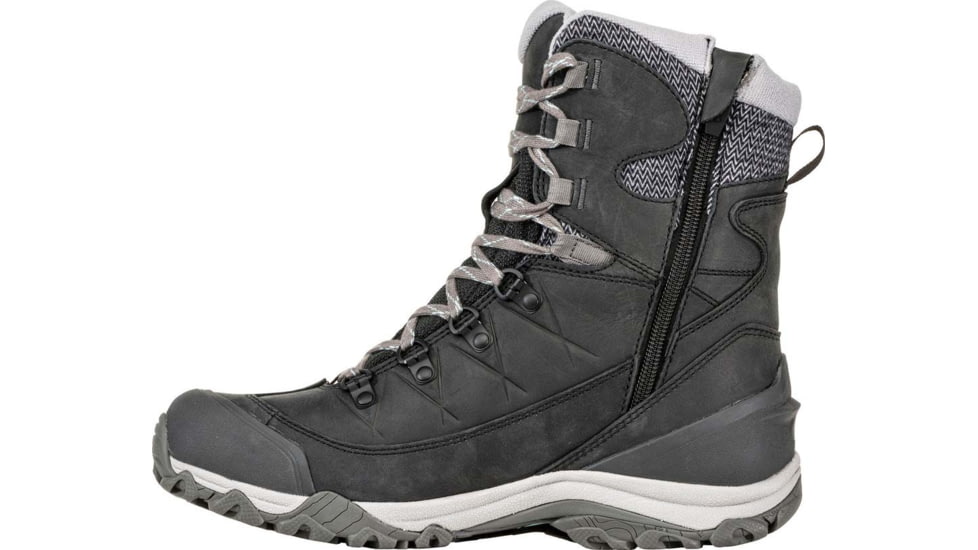 Oboz Ousel Mid Insulated B-Dry Shoes- Womens, Black Sea, 7.5, 81402-Medium-Black Sea-7.5