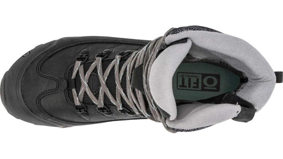 Oboz Ousel Mid Insulated B-Dry Shoes- Womens, Black Sea, 7.5, 81402-Medium-Black Sea-7.5