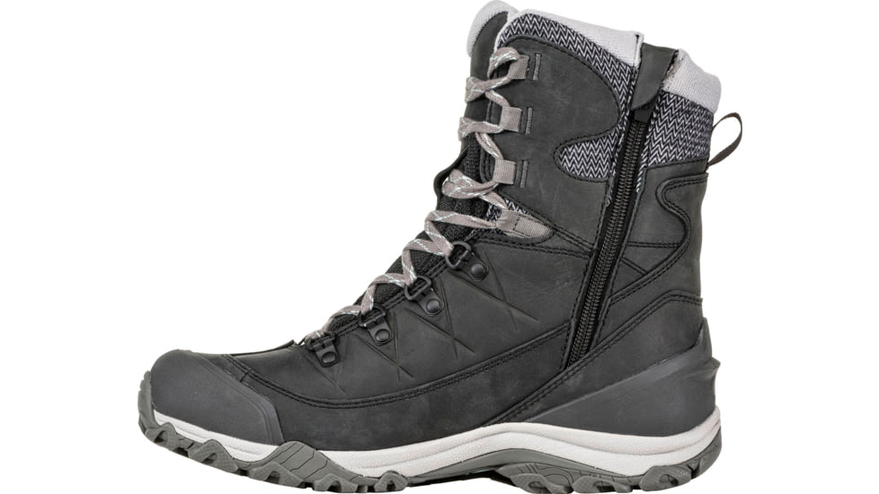 Oboz Ousel Mid Insulated B-DRY Winter Boots - Womens, Wide, Black Sea, 8.5 US, 81402-189-8.5-Wide