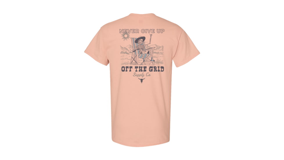 Off The Grid Never Give Up Tee - Men's, Dusty Rose, Medium, OMKS125103DYRS02