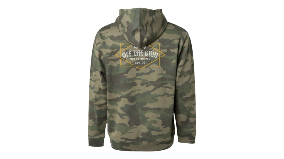 Off The Grid Old Fashioned Zip Hoodie - Men's, Green Camo, Large, OMKJ324007GC03