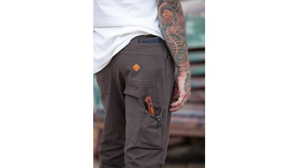 Off The Grid Trailblazer Taper Fit Pants - Men's, 32in Inseam, Dark Brown, 34in Waist, OMWP221001DKBN19