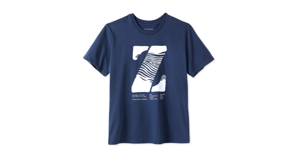 Ok Mens Ganzer Zebra Tee, 12155506-NVY-XX-XL