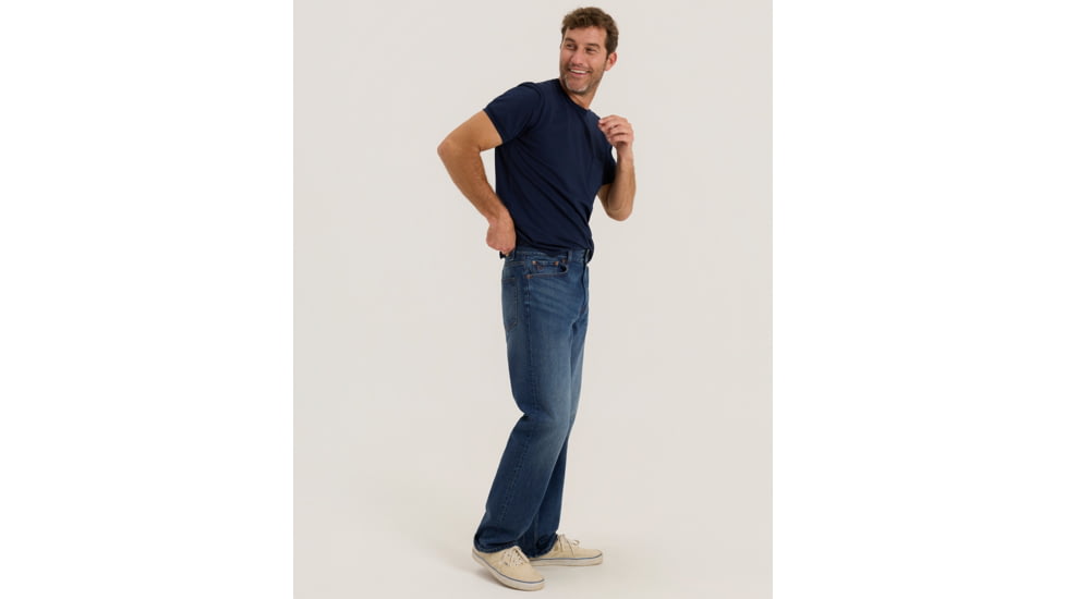 Outerknown The Traveler Straight Jean - Men's, 32in Inseam, Indigo Vintage, 38 US, 1630044-IVT-32-38