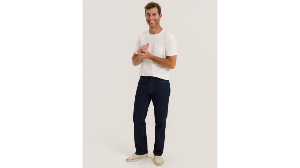 Outerknown The Traveler Straight Jean - Men's, 32in Inseam, Rinse, 34 US, 1630044-RNS-32-34