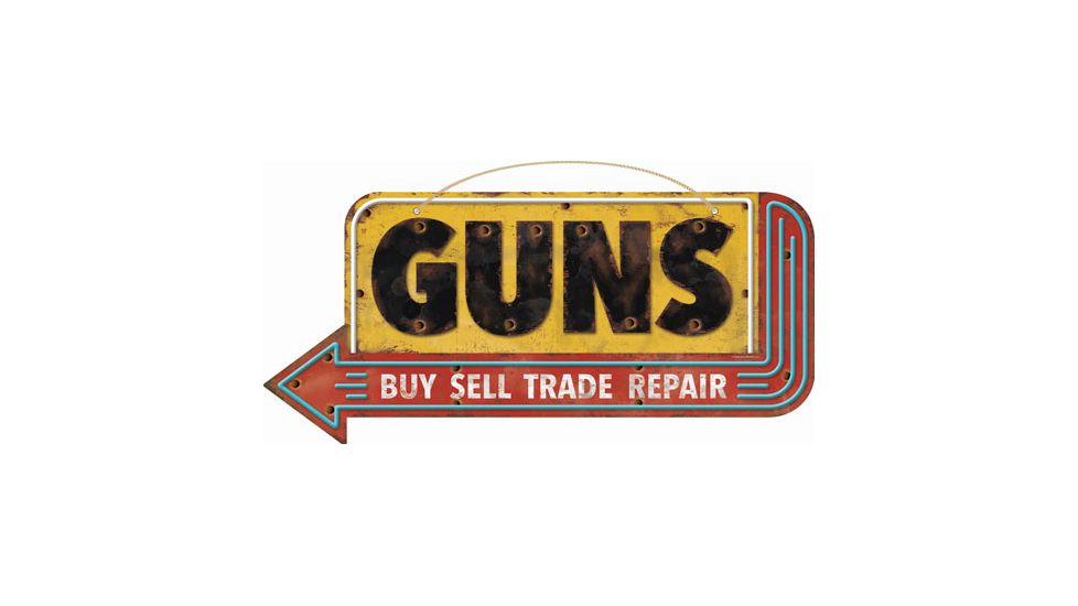 Open Road Brands Embossed Tin Sign Guns Arrow Buy,sell,trd