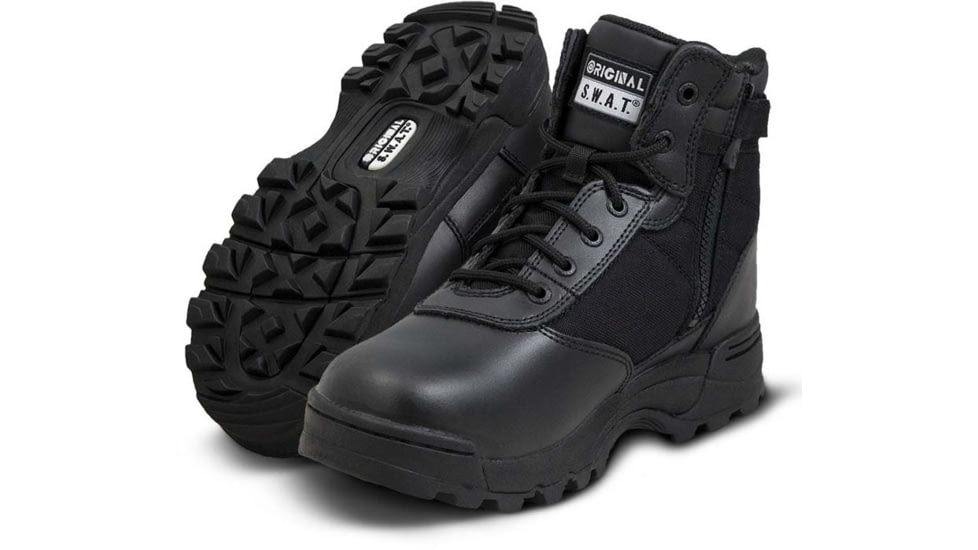 Original S.W.A.T. Classic 6in. Side-Zip Boot, Regular, Black,16, 116401-16.0-R