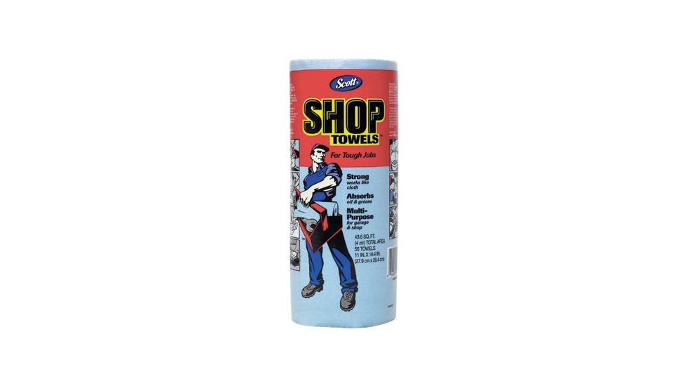Kimberly Clark Scott Shop Towel Rolls Blue (3 412-75130, Unit CS