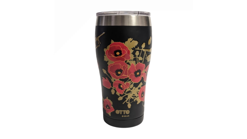 Otte Gear OG Poppies of War Insulated Tumbler 20-ounce, LB-IT-MB-POWB20