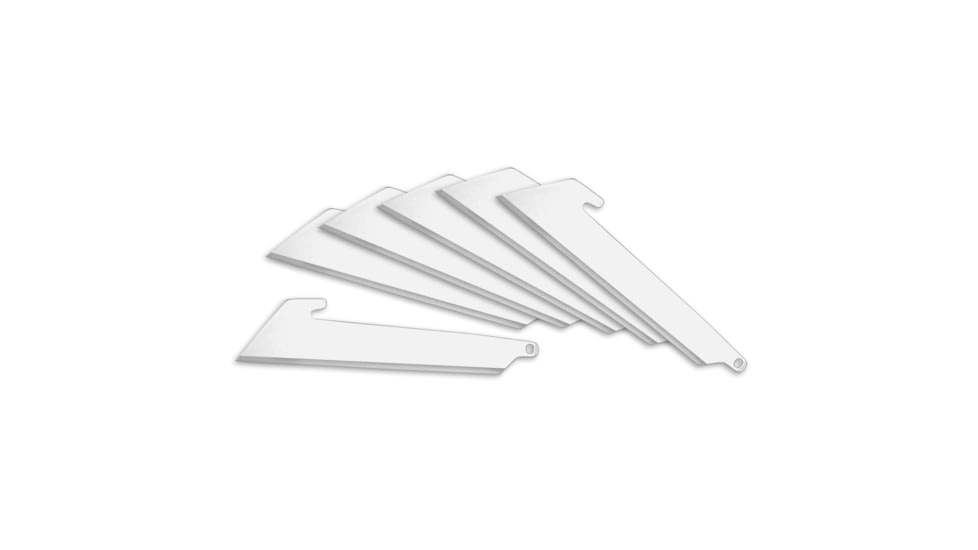 Outdoor Edge Cutlery RazorSafe 3.0in Utility Blade Pack, 6 Pieces, Blister, RRU30-6