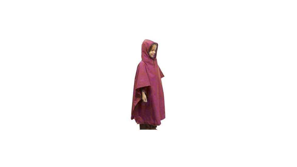 Outdoor Products Child Multi-Purpose Poncho, Polyurethane, Nylon, 37X67, Red 571OP003OP
