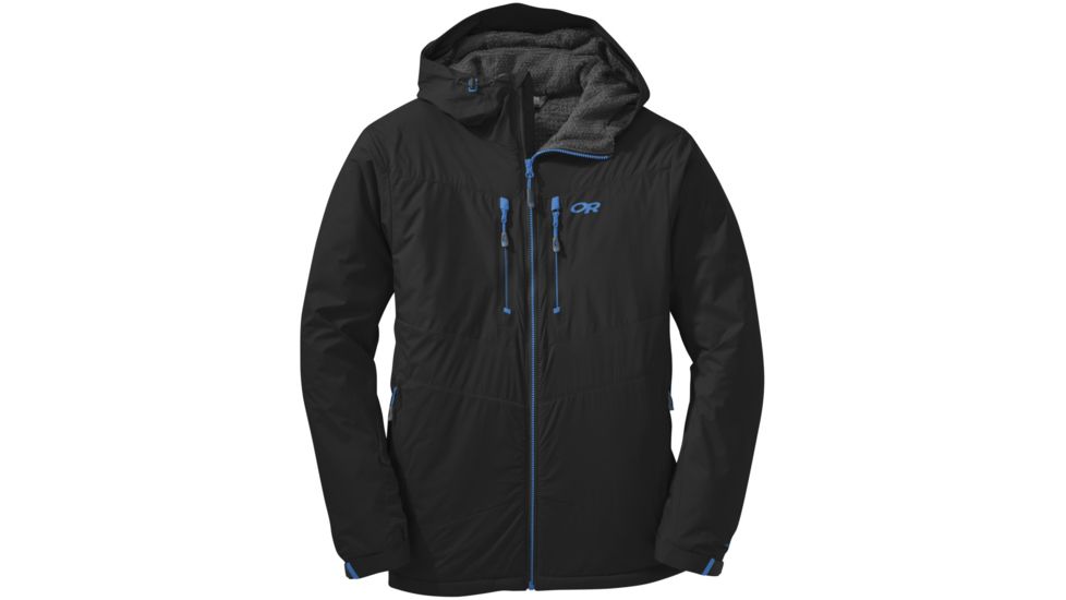 Outdoor Research Alpenice Hooded Jacket - Men's-Black-X-Large