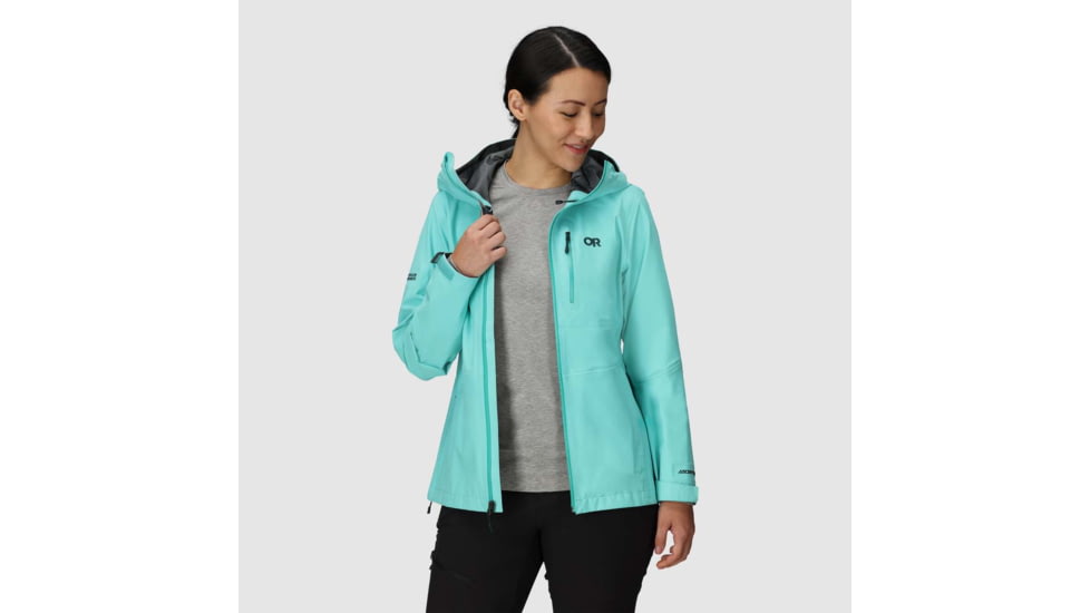 Outdoor Research Aspire 3L Jacket - Womens, Maldives, Extra Large, 3221072856009