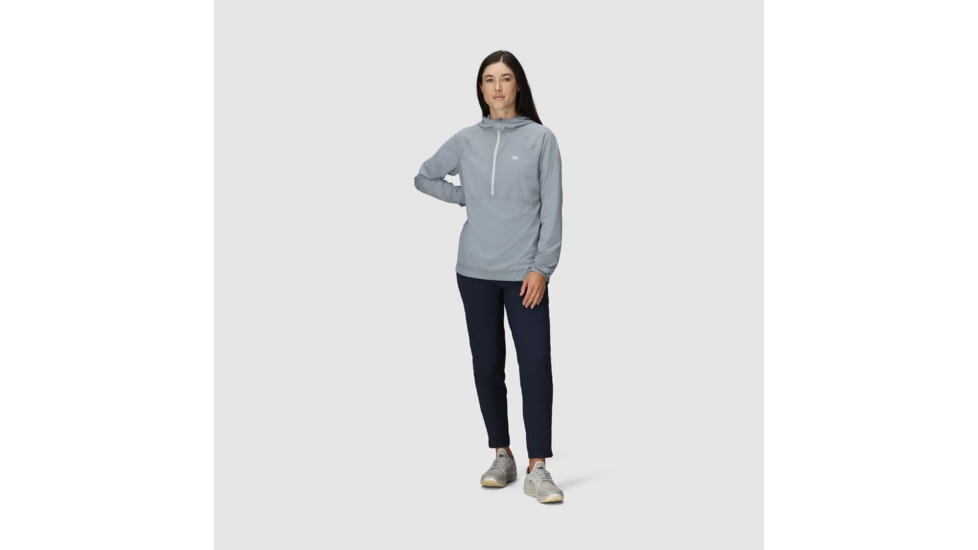 Outdoor Research Astroman Air Sun Hoodie - Womens, Slate, Medium, 3008560930007