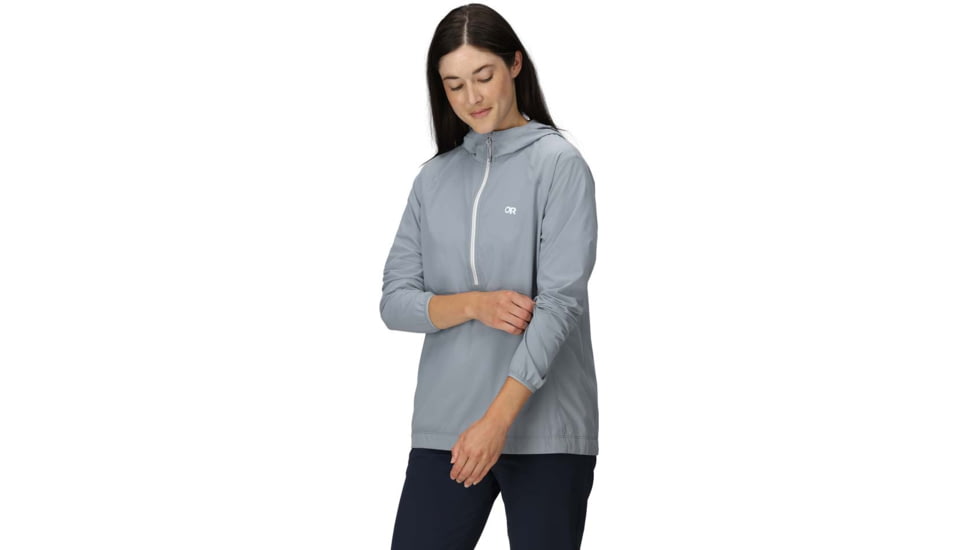 Outdoor Research Astroman Air Sun Hoodie - Womens, Slate, Medium, 3008560930007