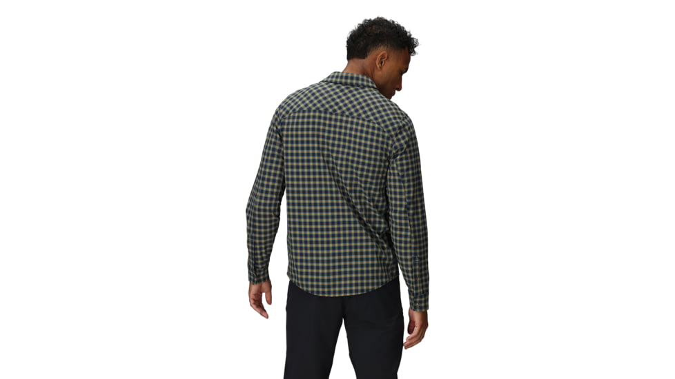 Outdoor Research Astroman Long Sleeve Sun Shirt - Mens, Gold Nebula Plaid, 2XL, 2822792912010