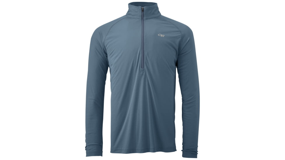 Outdoor Research Echo Long Sleeve Zip Tee - Men's-Vintage/Dusk-Small