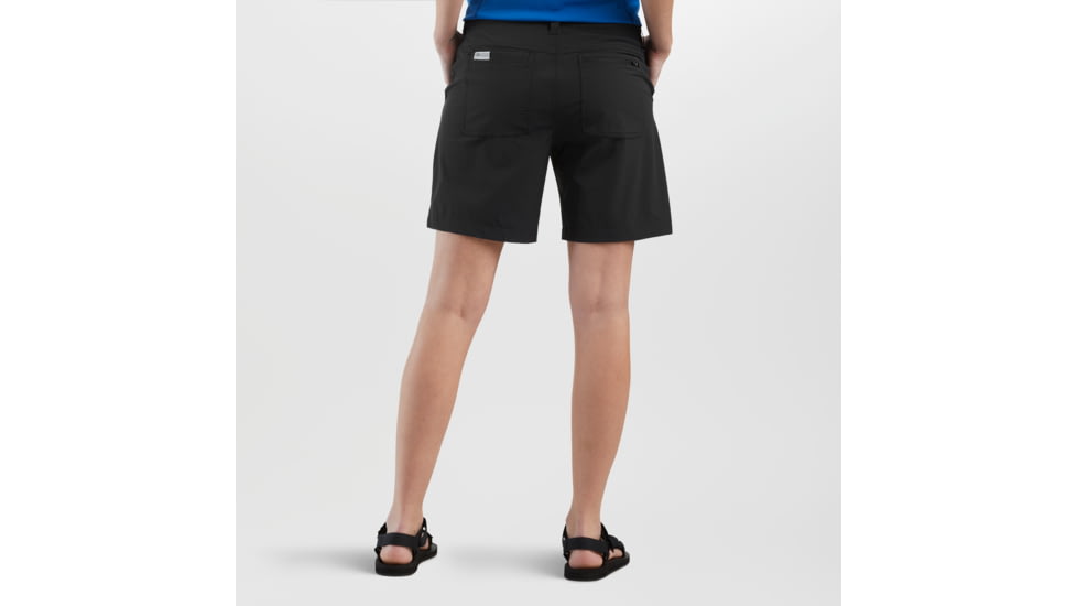 Outdoor Research Ferrosi Shorts - Womens, 7in Inseam, Black, 8, 2876730001297