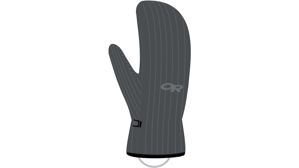 Outdoor Research Flurry Mitts - Womens, Charcoal, Medium, 2431230890007