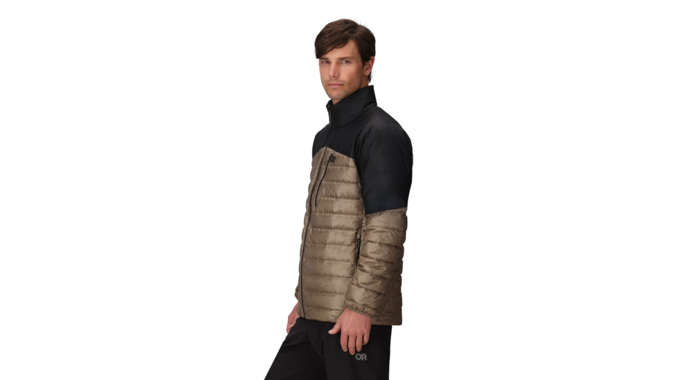 Outdoor Research Helium Down Jacket - Mens, Sable/Black, Large, 3220952957008