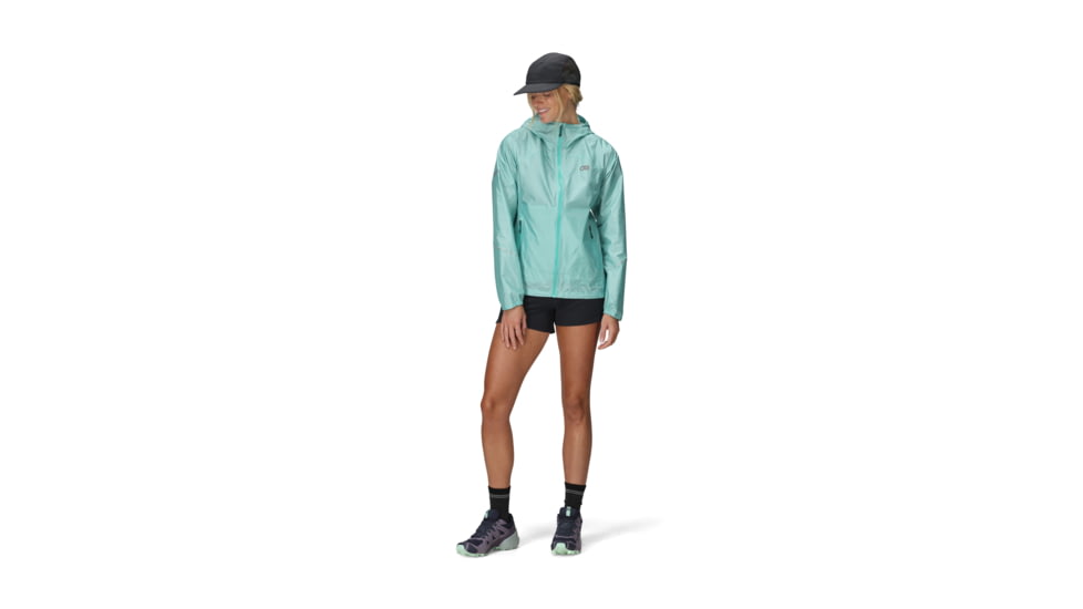 Outdoor Research Helium Rain Jacket - Womens, Maldives, Extra Small, 3224052856-XS