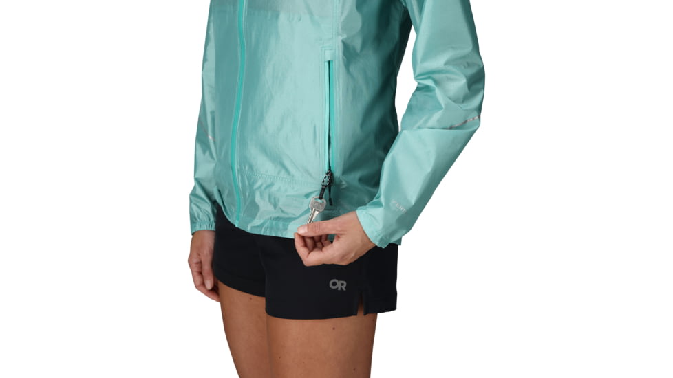 Outdoor Research Helium Rain Jacket - Womens, Maldives, Extra Small, 3224052856-XS