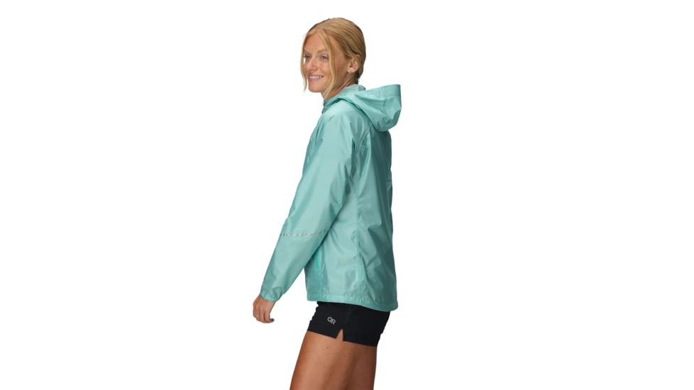 Outdoor Research Helium Rain Jacket - Womens, Maldives, Extra Small, 3224052856-XS