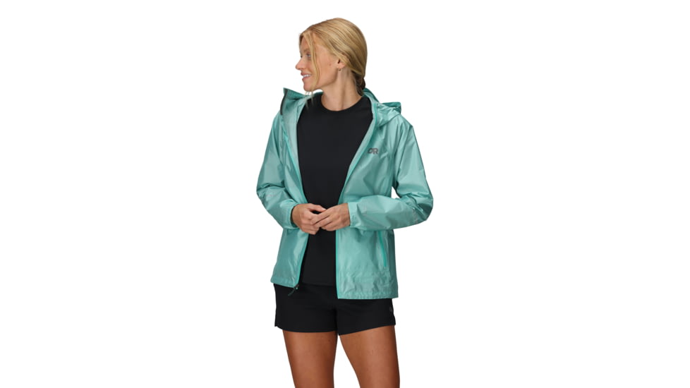 Outdoor Research Helium Rain Jacket - Womens, Maldives, Extra Small, 3224052856-XS