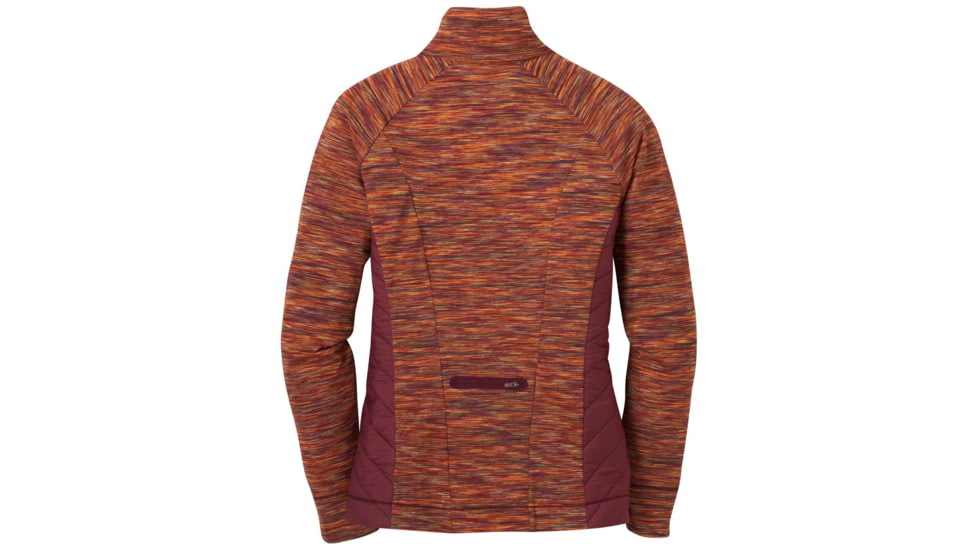 Outdoor Research Melody Hybrid Full Zip - Womens, Garnet Multi, XL, 2681421412009