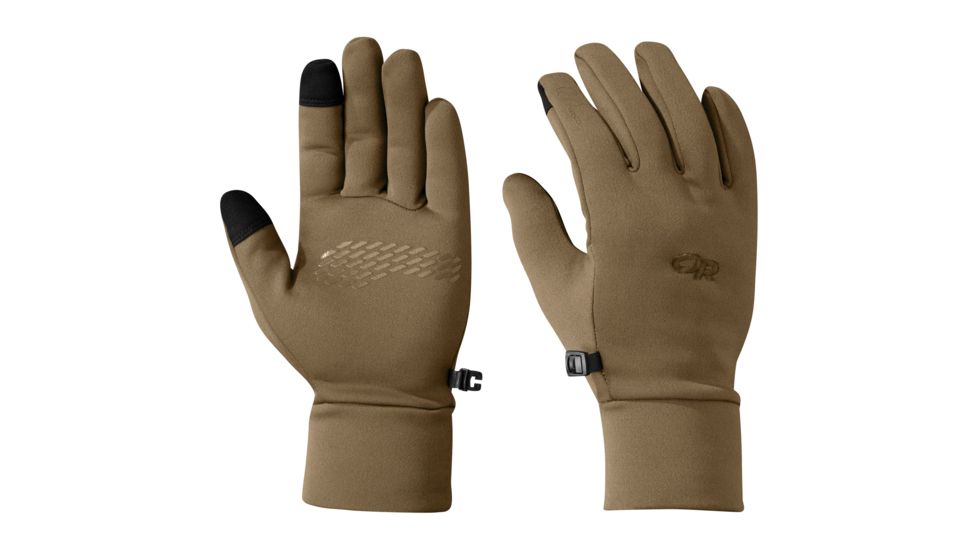 Outdoor Research PL 100 Sensor Gloves, Men's, Coyote, S 243203-coyote-S