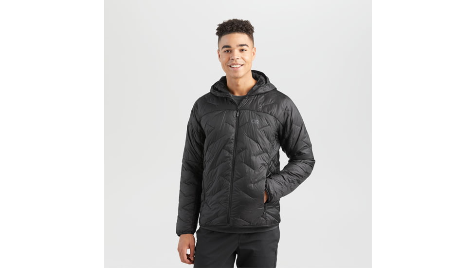 Outdoor Research SuperStrand LT Hoodie - Mens, Black, Medium, 2896200001-M