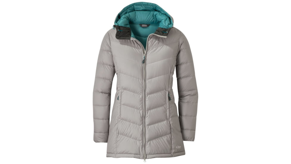 Outdoor Research Transcendent Down Parka - Womens, Slate, XL, 2681040930009