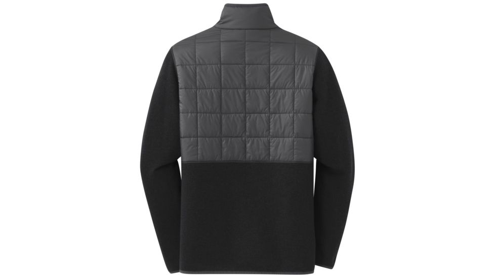 Outdoor Research Vashon Hybrid Full-Zip - Mens, Black Heather, Small, 2681120012006