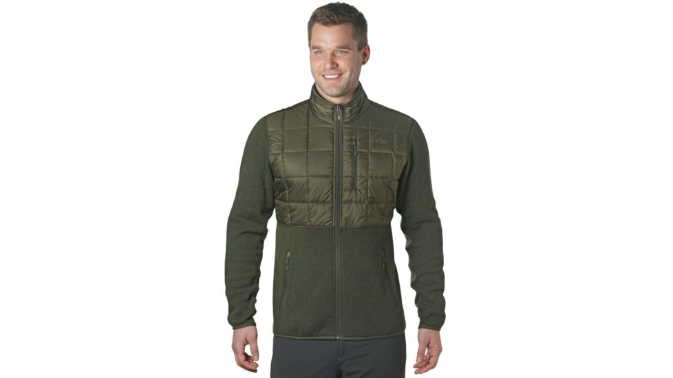 Outdoor Research Vashon Hybrid Full-Zip - Mens, Juniper, Small, 2681120615006
