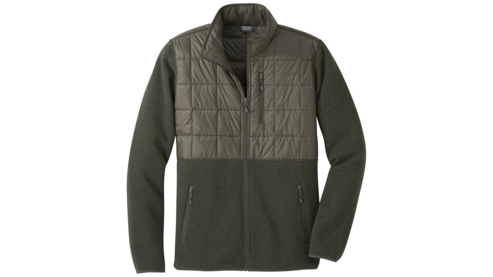 Outdoor Research Vashon Hybrid Full-Zip - Mens, Juniper, Small, 2681120615006