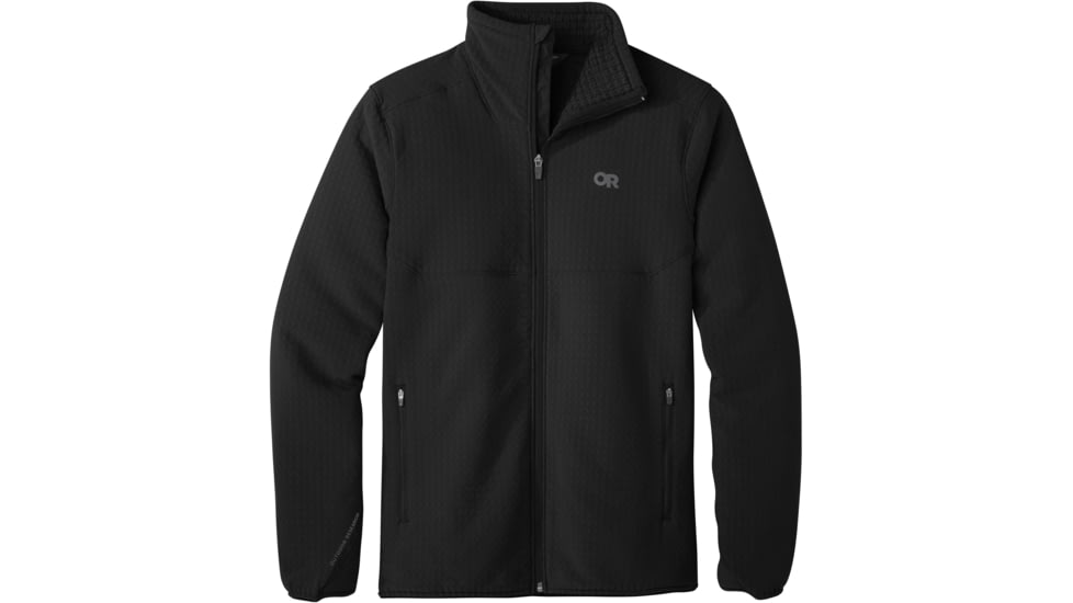 Outdoor Research Vigor Plus Fleece Jacket - Mens, Black, Extra Large, 2831830001009