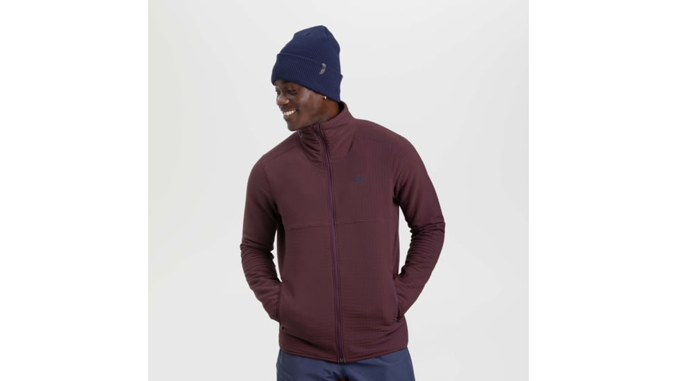 Outdoor Research Vigor Plus Fleece Jacket - Mens, Elk, Large, 2831832032008