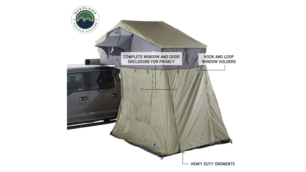 Overland Vehicle Systems N3E Nomadic 3 Extended Roof Top Tent Annex Room, 18539936