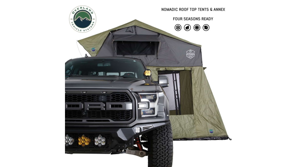 Overland Vehicle Systems N3E Nomadic 3 Extended Roof Top Tent Annex Room, 18539936