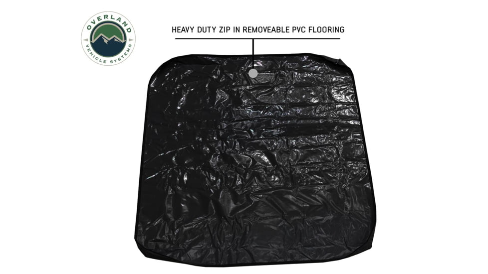 Overland Vehicle Systems Nomadic 2 Annex Base, Green/Black, 81 x 72 x 82 in, 18029836