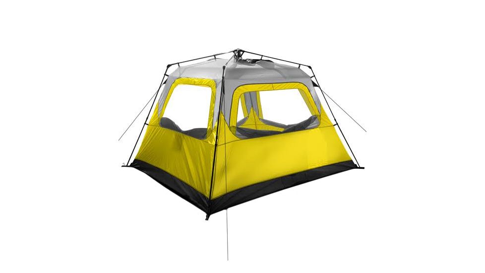 PahaQue Basecamp Quick Pitch Tent Grey/Ylw 6p PQF100