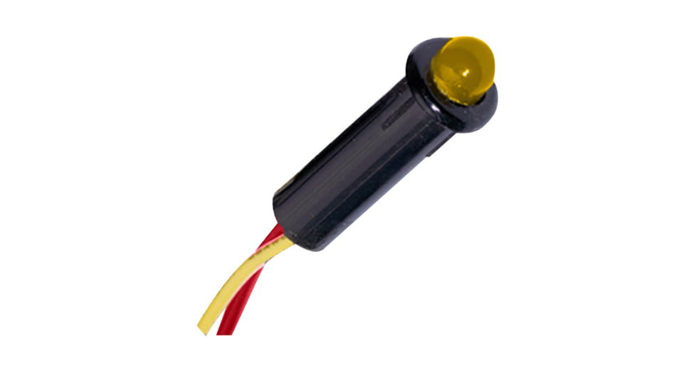 Paneltronics 5/32" LED Indicator Light - 12-14VDC - Amber 29858