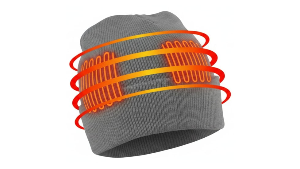 Panther Vision Store POWERCAP HEAT Rechargeable Heated Beanie, HHR4-1668-COM