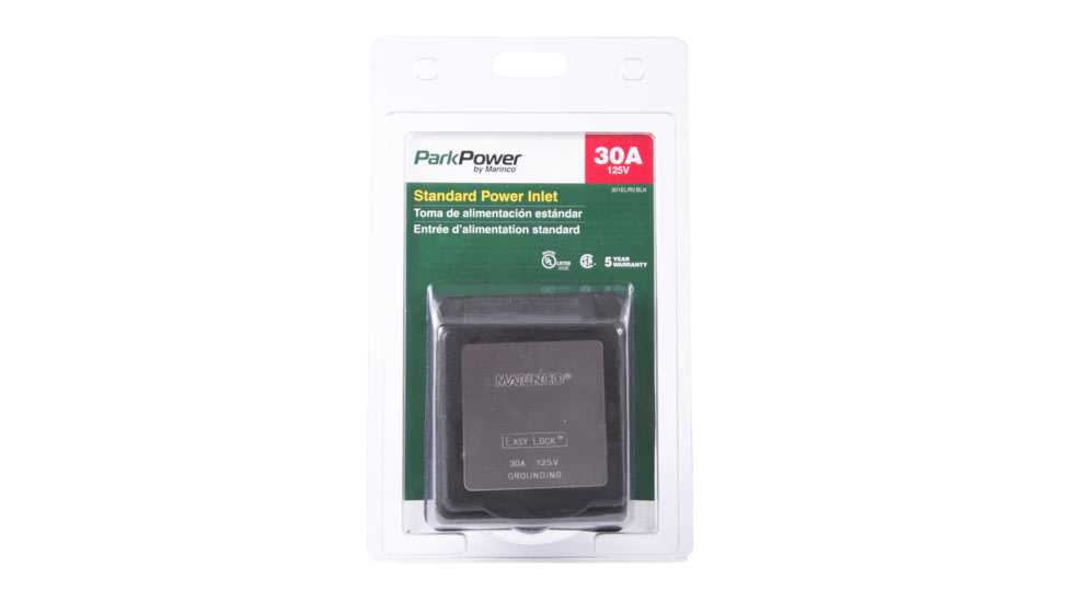ParkPower Standard RV Inlet 30 Amp 125V, 301ELRV.BLK