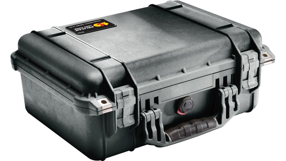 Pelican 1450 Protector Waterproof Crushproof Medium Case, Black w/ Foam