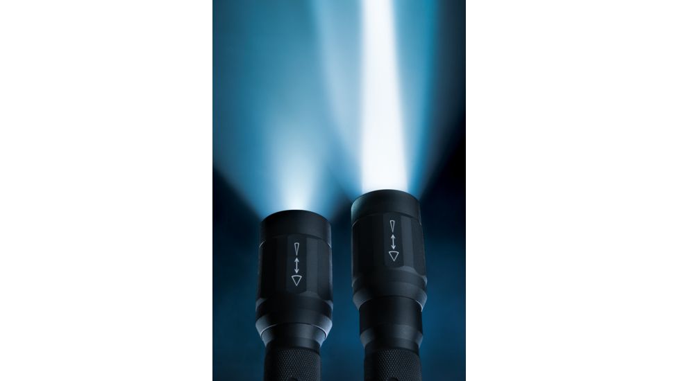 Pelican 2380 LED Flashlight, Uses 2AA w/ Adjustable Beam, 159 Lumens, Black 023800-0001-110