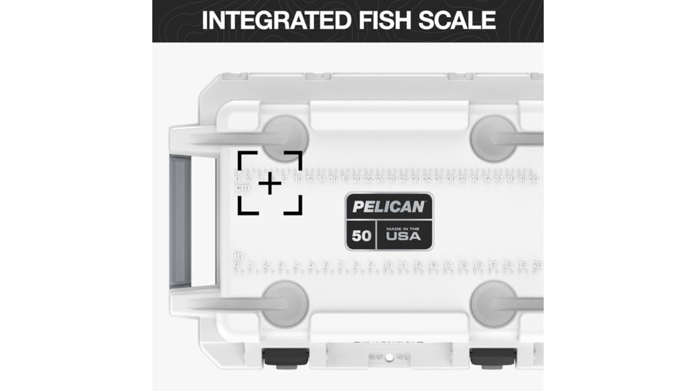 Pelican 50Qt Elite Hard Cooler, Hunter Green/Tan, 50Q-15-HGRTAN