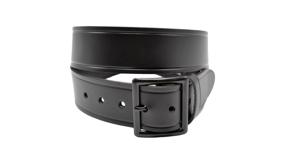 Perfect Fit 1.5in Fully Lined Garrison Belt w/ Black Buckle, Plain, Black, 30, 5005-BK-30